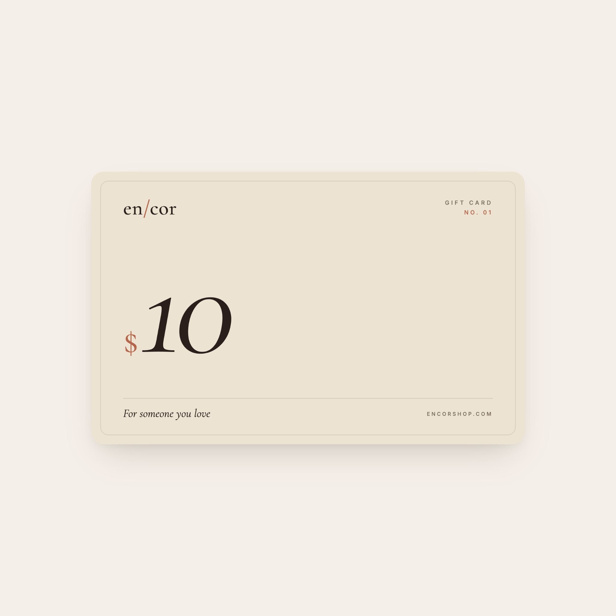 en/cor gift card